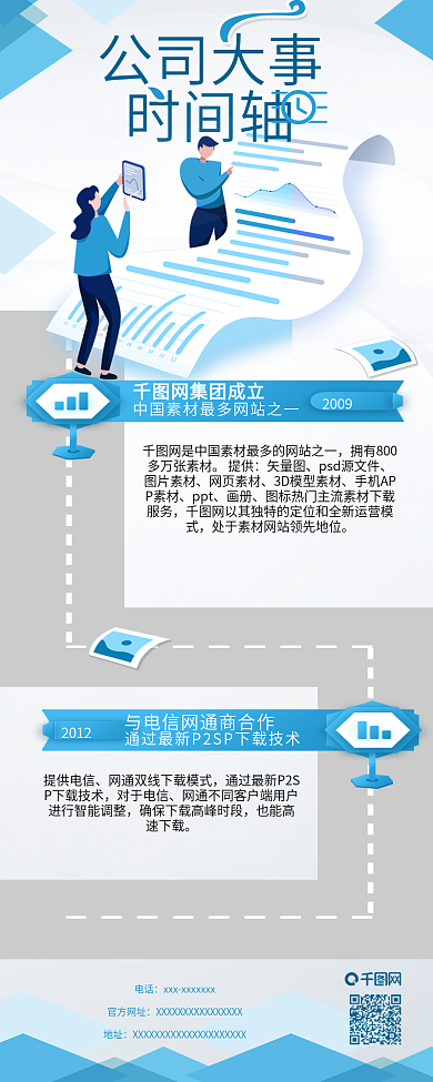 发展历程事件发展时间轴信息长图