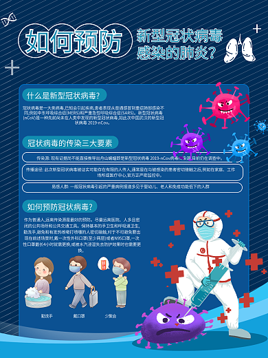防治传染病预防病毒感染春季健康宣传海报