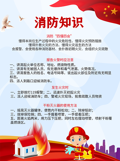 消防知识海报