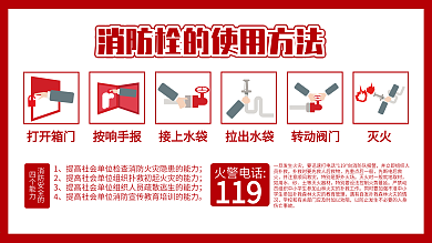 消防栓使用方法