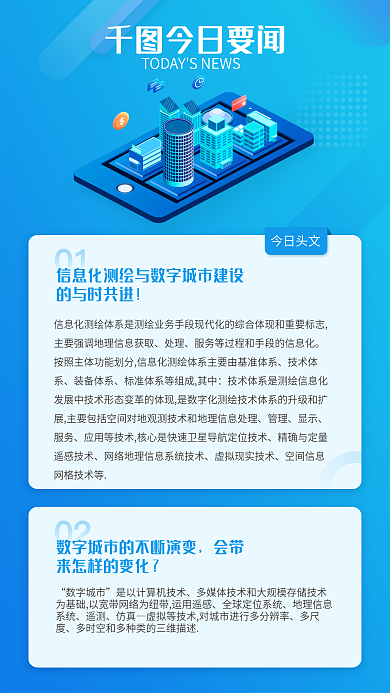 今日要闻新闻H5页面2.5D手机海报