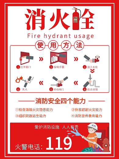 消防栓安全使用方法