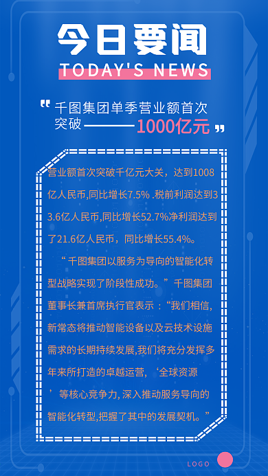 今日要闻手机海报