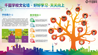 学校展板背景免费下载