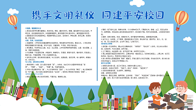 文明礼仪校园安全常识图片