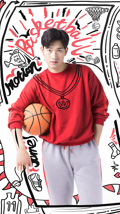 明星应援手绘插画海报