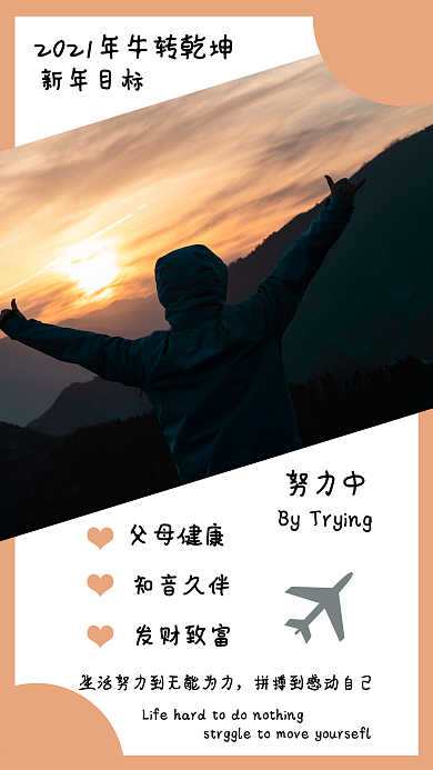 2021新年目标