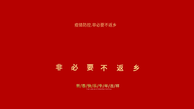 红色大气就地过年喜庆新年展板