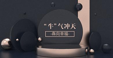 金属风牛气冲天2021年新年黑金组合奢侈