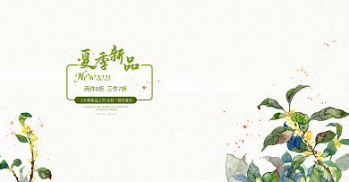 淘宝电商女装夏季新品春夏新品上新海报模板