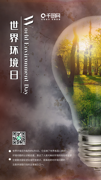 世界环境日保护环境公益海报