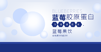 蓝莓胶原蛋白饮深海胶原酵素饮滋补养生保健