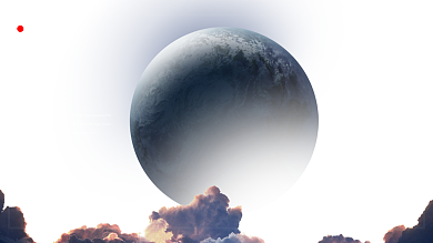 地球1小时 实景地球 简笔插画