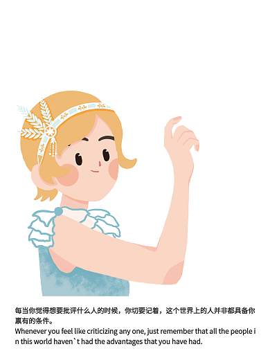 原创手绘电影节盖茨比插画宣传明信片海报