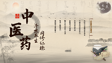 中医文化背景中医中药