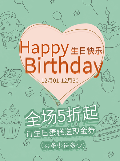 生日海报