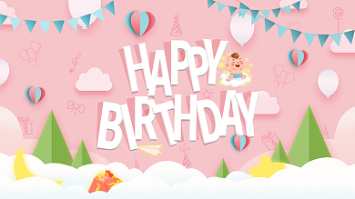 宝宝宴、生日宴背景展板