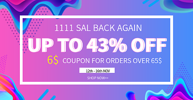 淘宝速卖通渐变色双十一海报制作