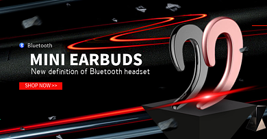 外贸酷炫蓝牙耳机炫光海报