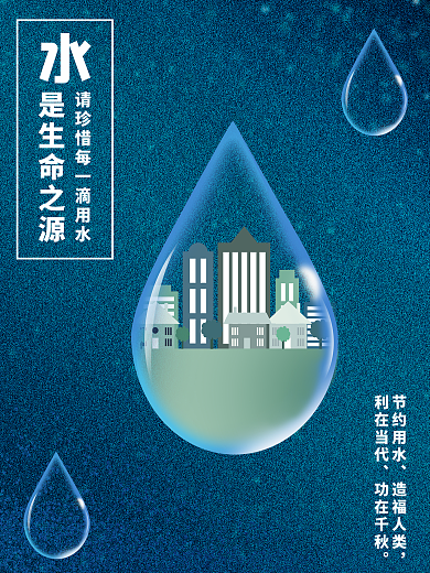 节约用水宣传海报