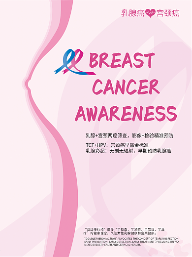 关爱女性健康海报