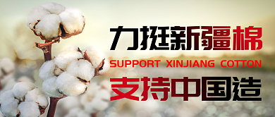 支持中国造力挺新疆棉支持国货