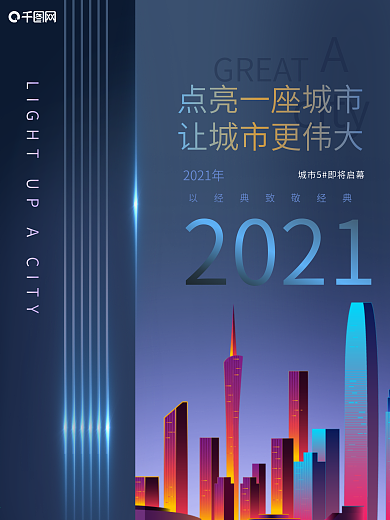 房地产城市海报设计