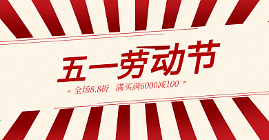 五一劳动节banner
