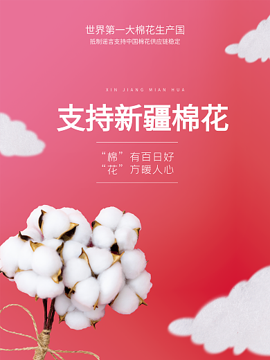 简约支持新疆棉花