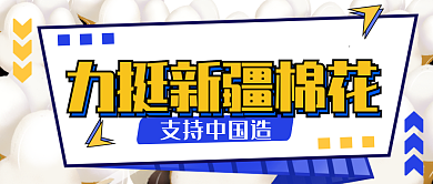 支持中国造力挺新疆棉花公众号