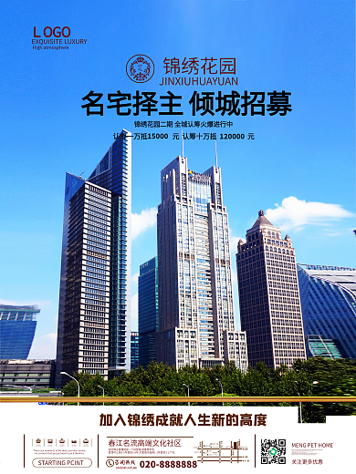 房地产楼盘海报