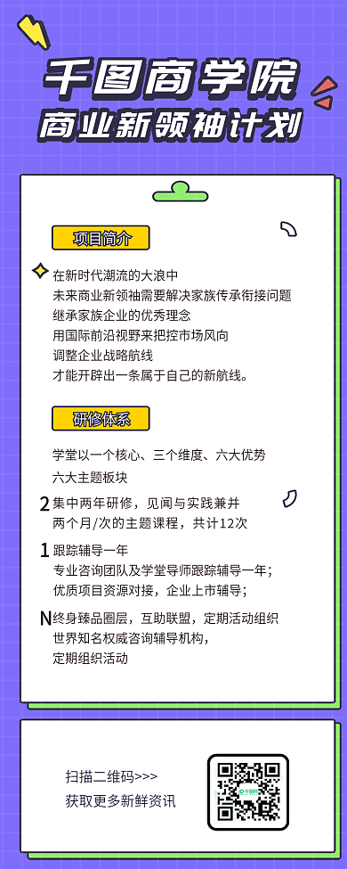 商业课程介绍文章长图
