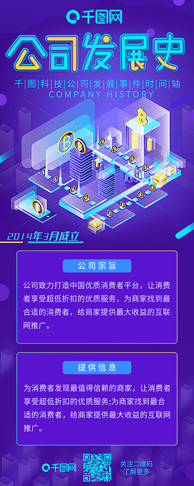 企业公司发展大事记时间轴信息长图