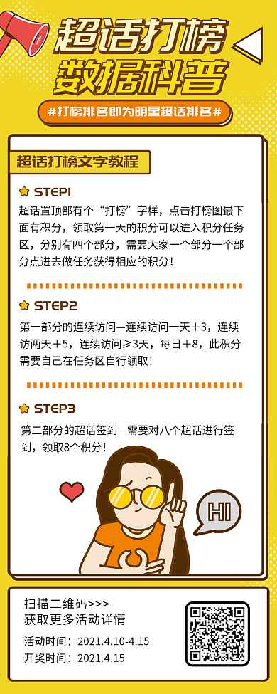 粉丝应援公告超话打榜教程流程长图