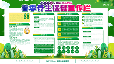 春季养生保健宣传栏