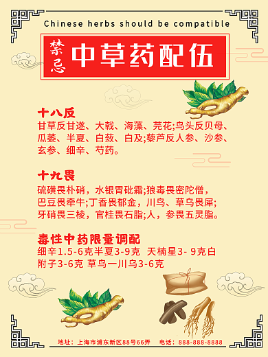 中药展板图片