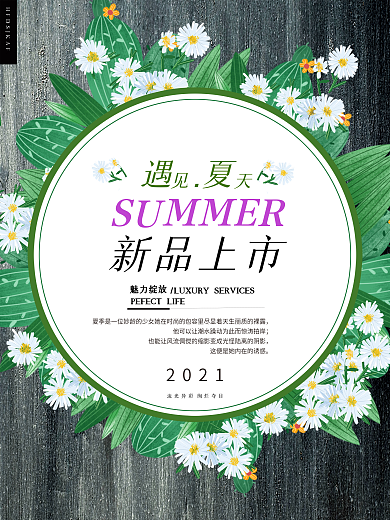 夏日新品上市海报