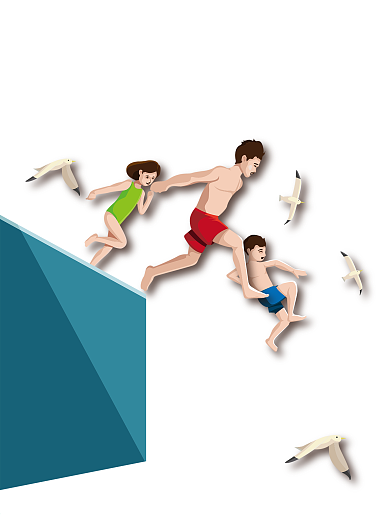 创意手绘父亲节海报