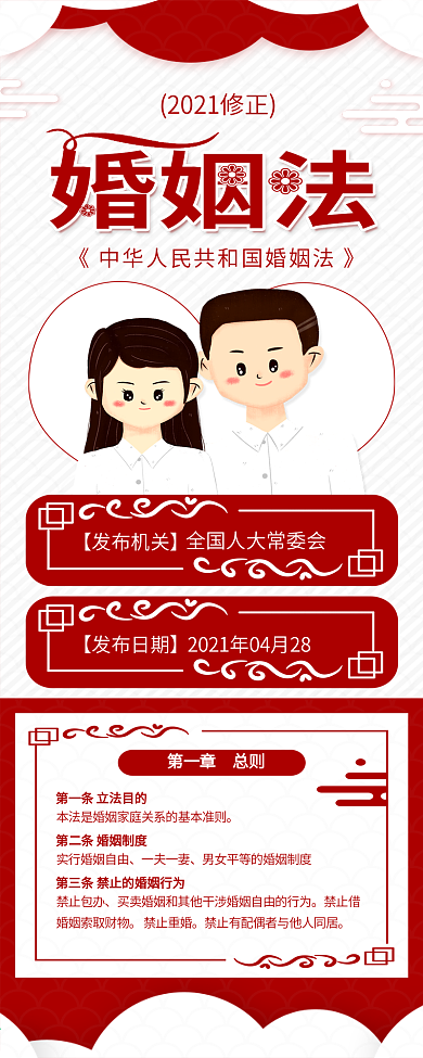 中国婚姻法普法规定内容介绍