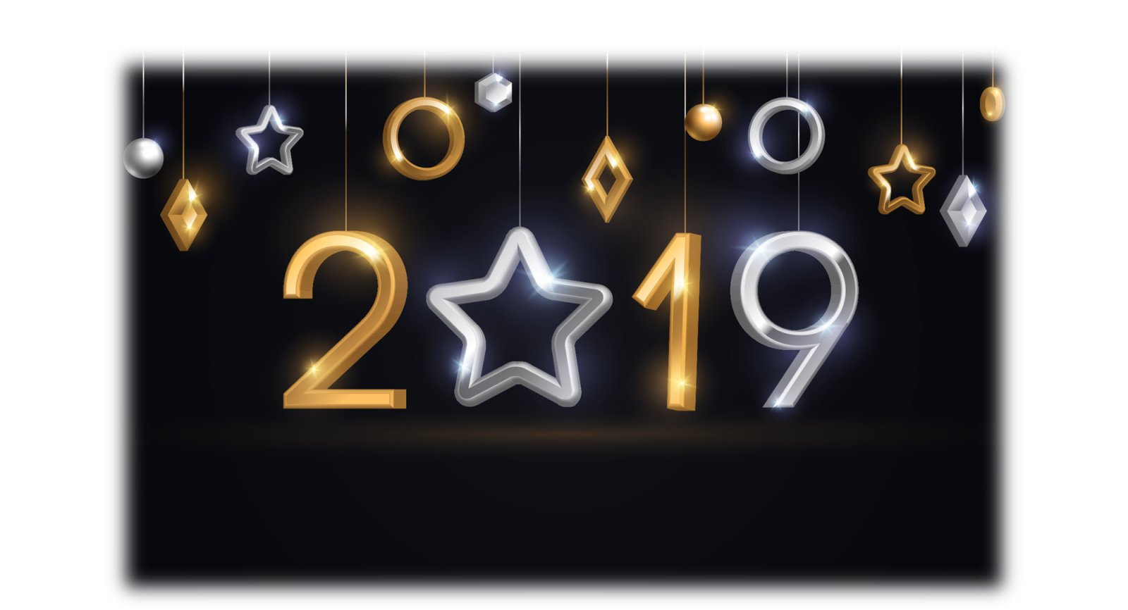 原創(chuàng)背景質(zhì)感吊墜新年晚會(huì)邀請(qǐng)函模板