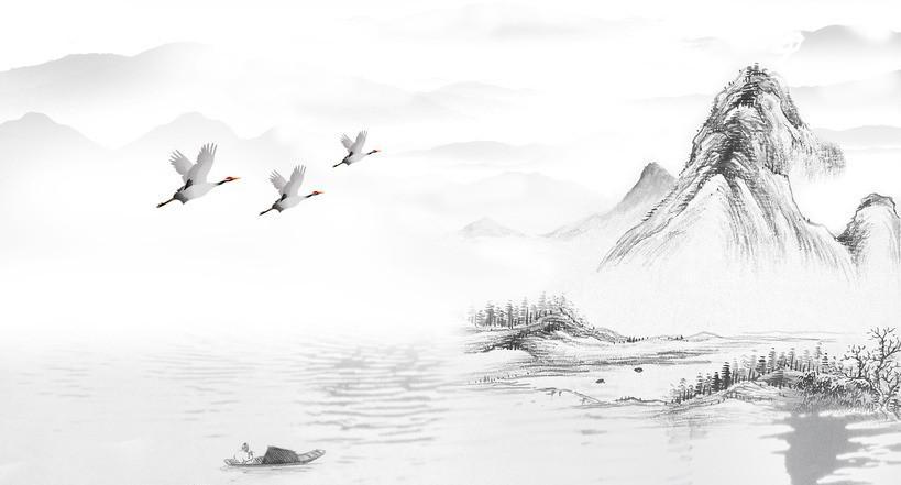 創(chuàng)意水墨風山水中國風活動策劃方案ppt模板