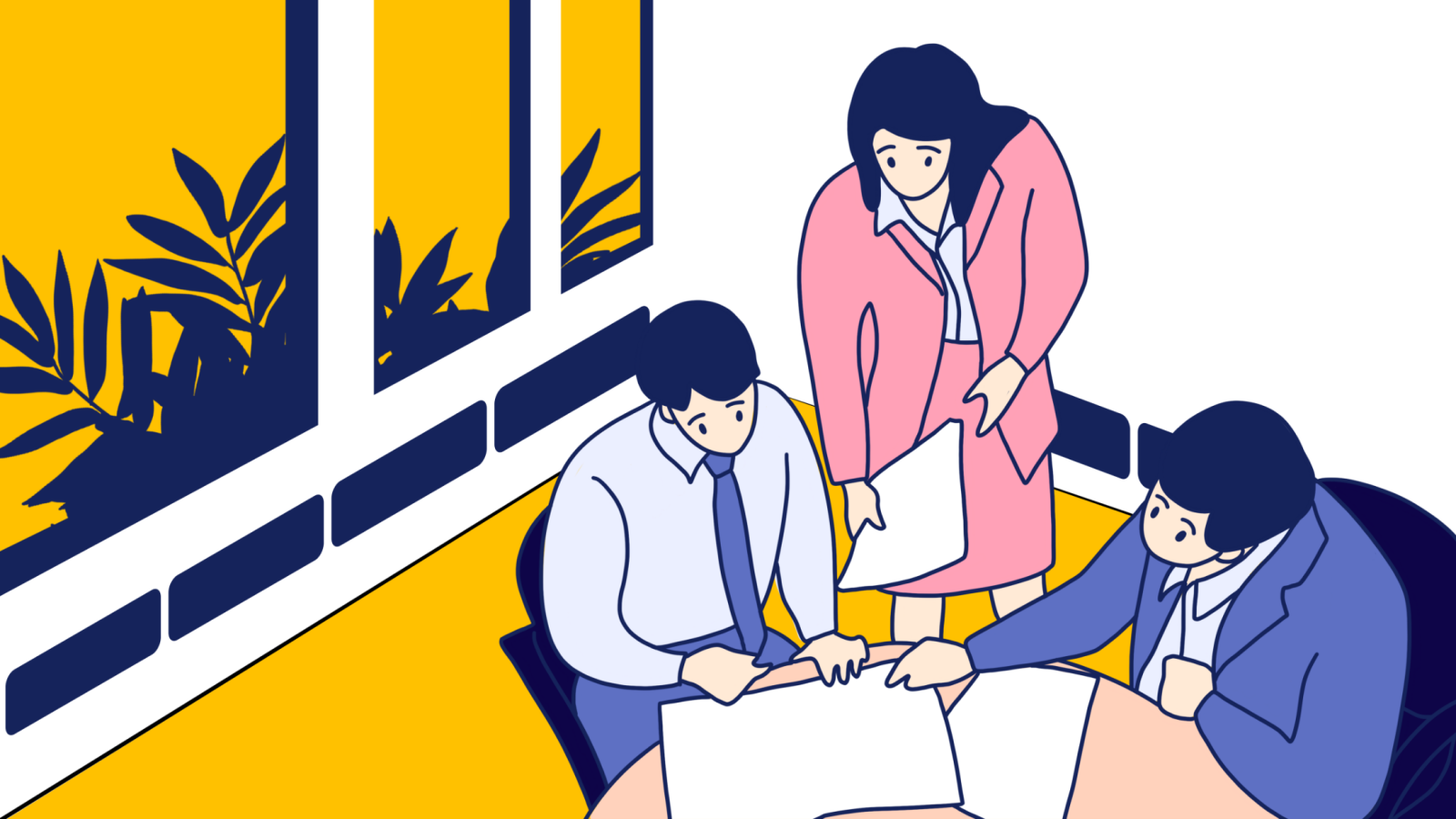 簡約風校園招聘模板