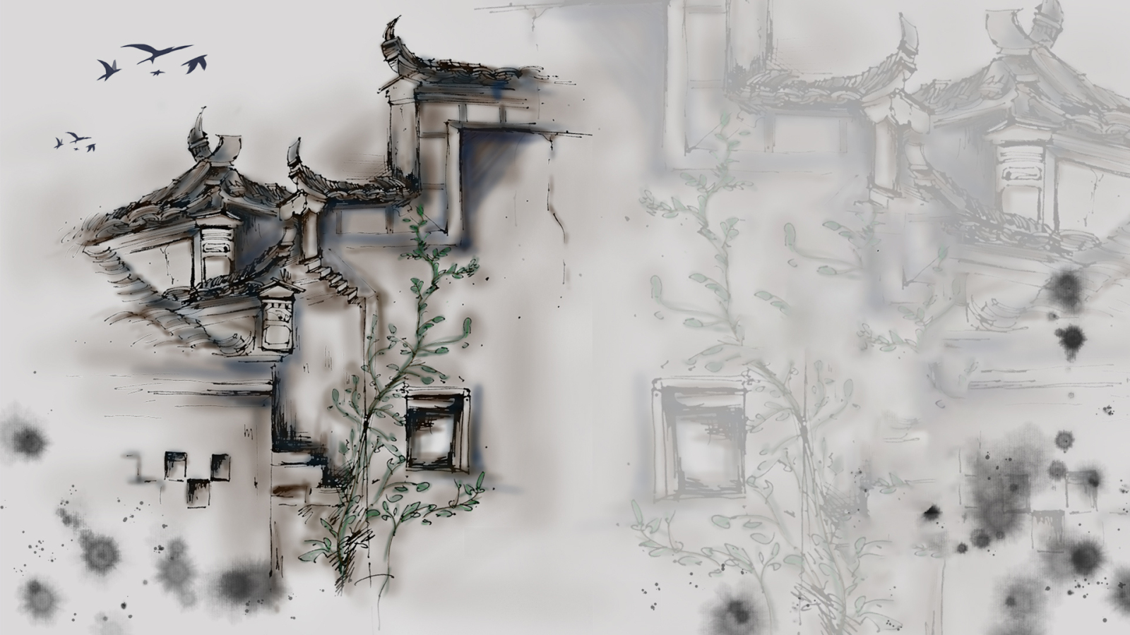 水墨中國風(fēng)教師說課教育教學(xué)PPT模板