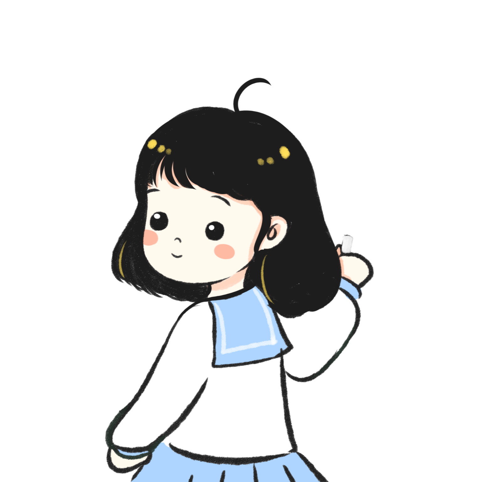 可愛清新開學(xué)主題班會(huì)PPT模版