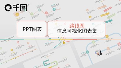 路线图信息可视化图表集PPT模板