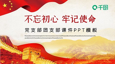 内容型红色年党支部团支部党课