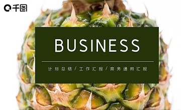 水果菠萝凤梨产品推广公司简介通用PPT