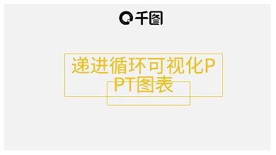 递进循环可视化PPT图表
