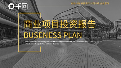 商业项目投资报告