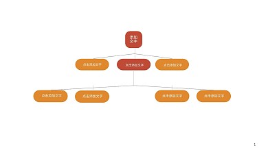 幻灯片关系图模板